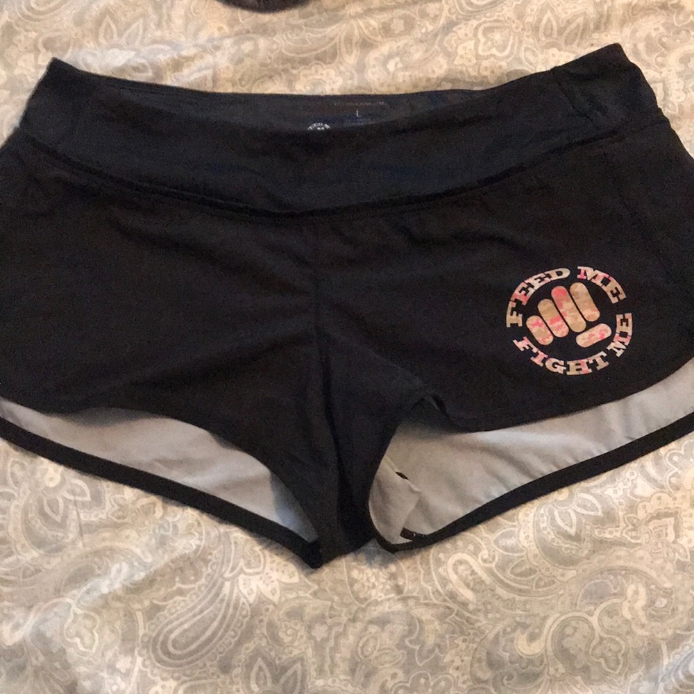 Feed me fight me shorts
